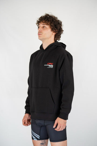 CFC Hoodie – Sokakta Şıklık, Ringde Ruh (Siyah)
