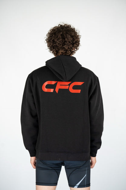 CFC Hoodie – Sokakta Şıklık, Ringde Ruh (Siyah)