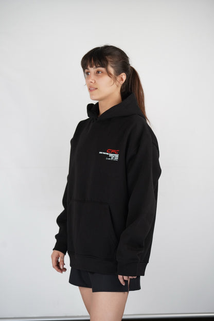 CFC Hoodie – Sokakta Şıklık, Ringde Ruh (Siyah)